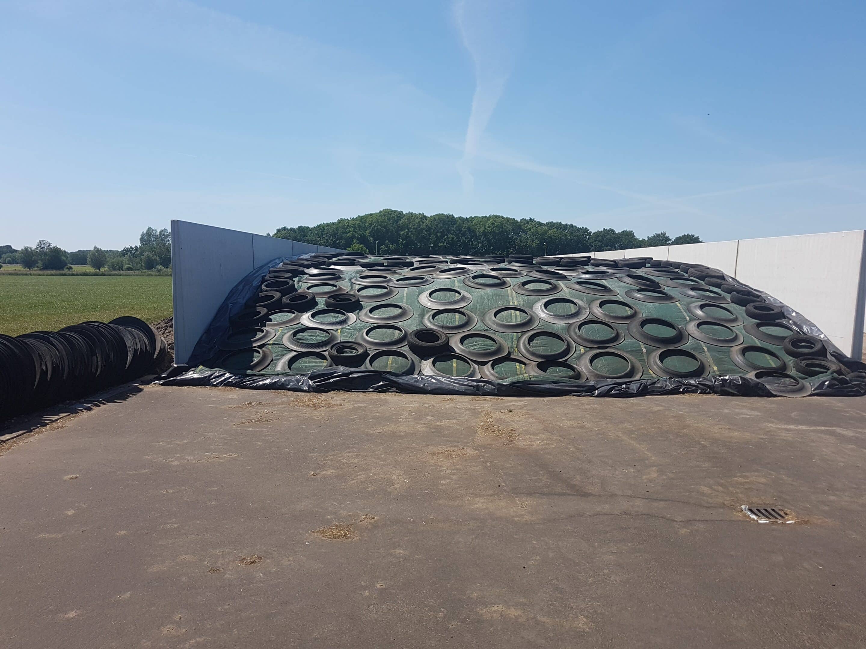 Bosch Beton - Sleufsilo’s voor gras en maïs in Brabantse Nispen