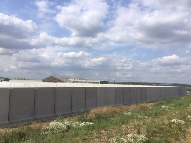 Bosch Beton sleufsilo voor biogas-plant in Dartford (Kent) in Verenigd Koninkrijk