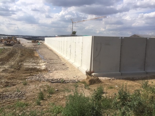 Bosch Beton sleufsilo voor biogas-plant in Dartford (Kent) in Verenigd Koninkrijk