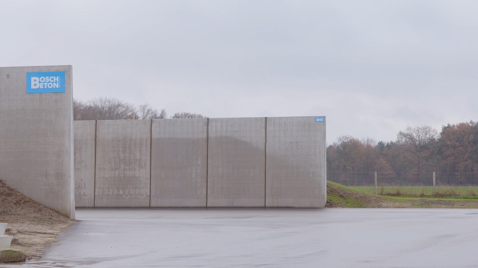 Bosch Beton - Sleufsilo melkveebedrijf Stefan Maes, Eksel (België)