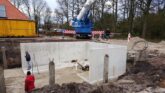 Bosch Beton - Boothuis van keerwanden bij B&B in Heerenveen