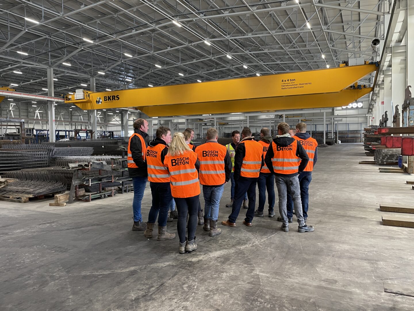 Jonge agrariërs van De Groene Kring en PJGU Langbroek bezoeken Bosch Beton