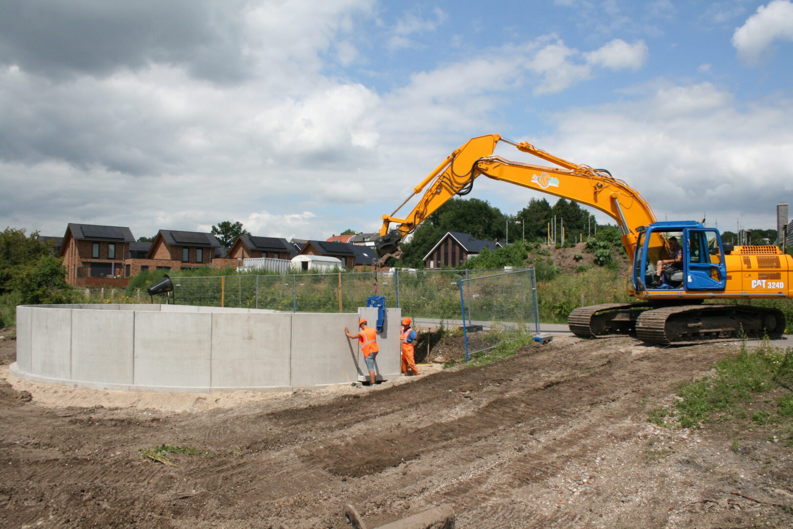 Bosch Beton - Radius keerwanden voor uitzichtpunt in Rhenen