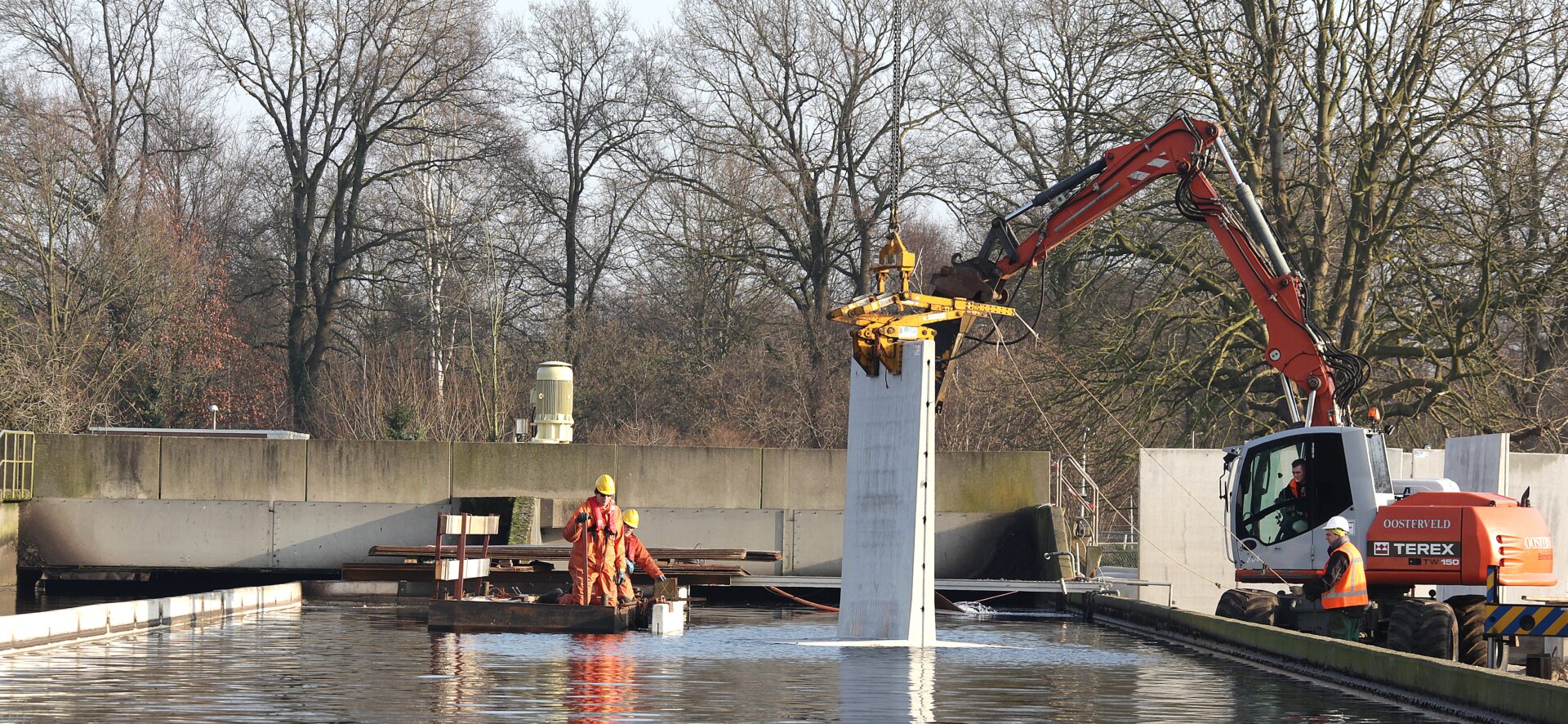 Bosch Beton - Innovatieve oplossing onder water voor rwzi De Sumpel in Almelo