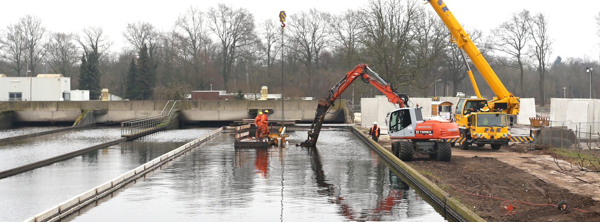 Bosch Beton - Innovatieve oplossing onder water voor rwzi De Sumpel in Almelo