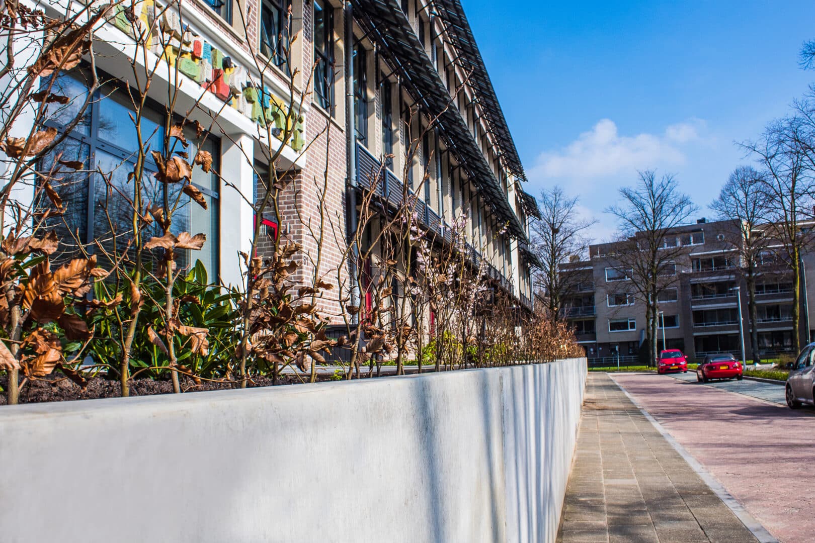 Bosch Beton - Keerwanden voor appartementen Collegepark Zwijsen in Veghel