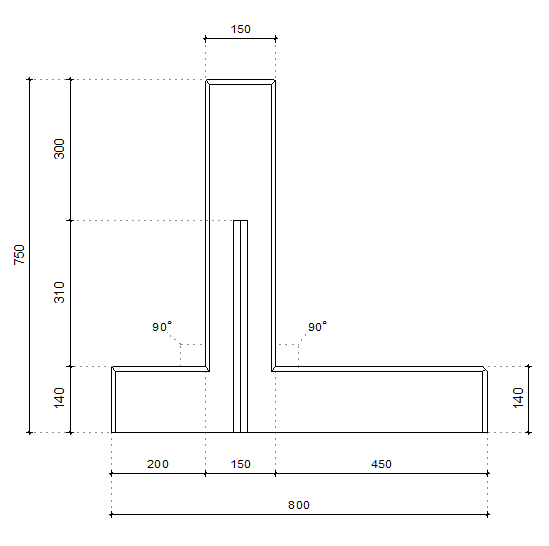 LR-retaining walls (with heel)