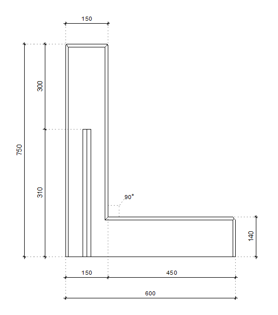 LR-retaining walls (without heel)