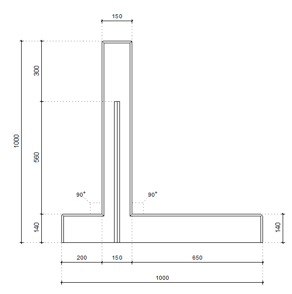 LR-retaining walls (with heel)