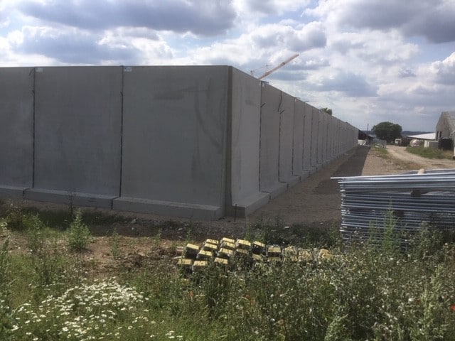 Bosch Beton sleufsilo voor biogas-plant in Dartford (Kent) in Verenigd Koninkrijk